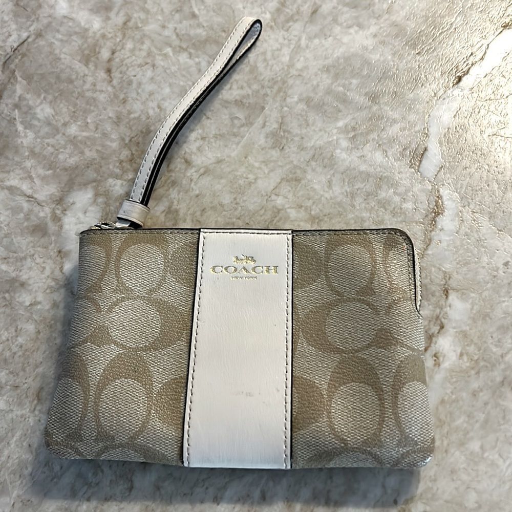 Coach Signature Wristlet